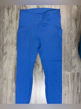 Lululemon Fast and Free High-Rise Leggings - Poolside Blue